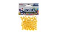 Koraliki do nawlekania 8mm K8-2 żółty Brewis